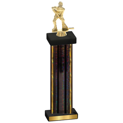 Single Black Glacier Hockey Trophy