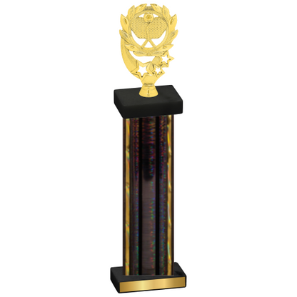 Single Black Glacier Pickleball Trophy