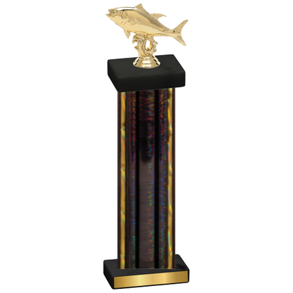 Single Black Glacier Fishing Trophy