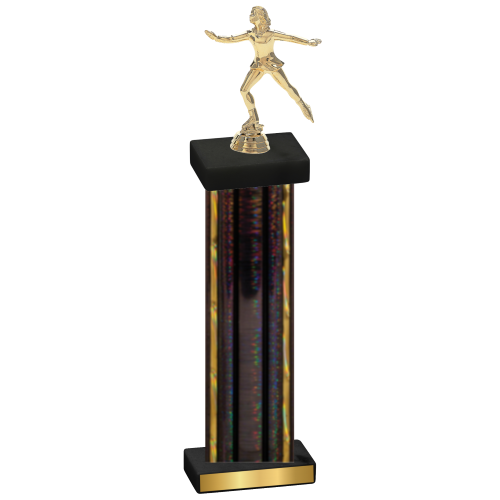 Single Black Glacier Skater Trophy