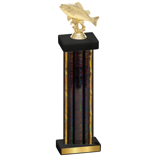 Single Black Glacier Fishing Trophy