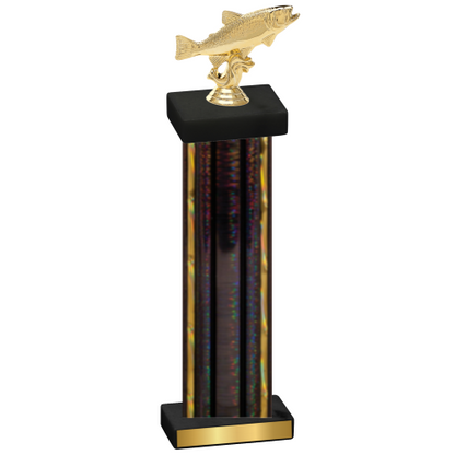 Single Black Glacier Fishing Trophy