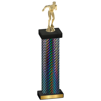 Single Black Carbon Fiber Swimming Trophy