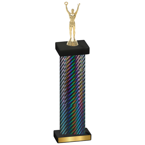 Single Black Carbon Fiber Victory Trophy