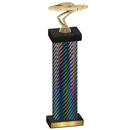 Single Black Carbon Fiber Cars Trophy