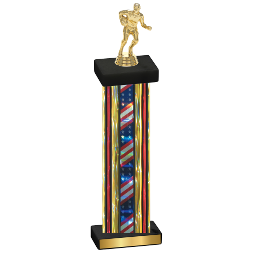 Single Flag USA Rugby Trophy