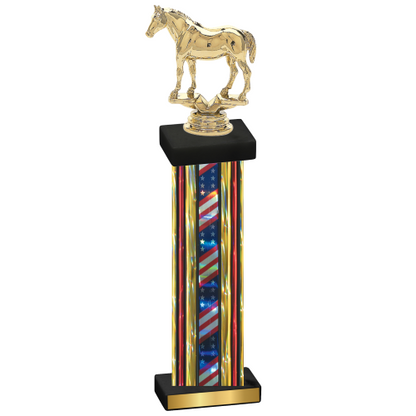 Single Flag USA Horses Trophy