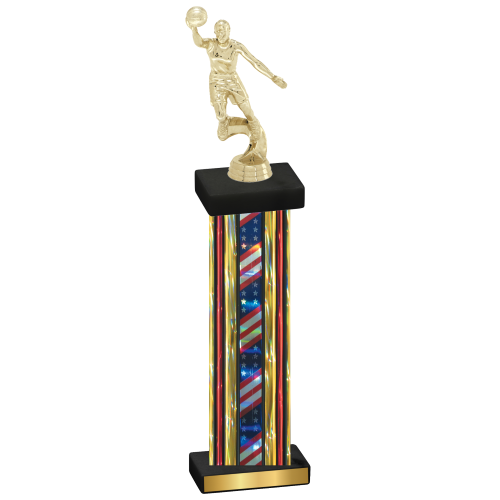 Single Flag USA Basketball Trophy