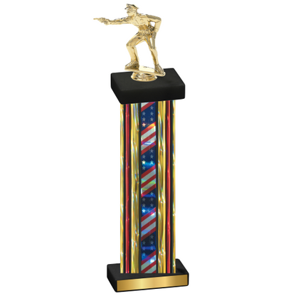 Single Flag USA Shooter Trophy