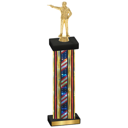 Single Flag USA Shooter Trophy