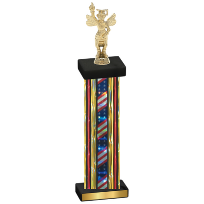 Single Flag USA Academics Trophy