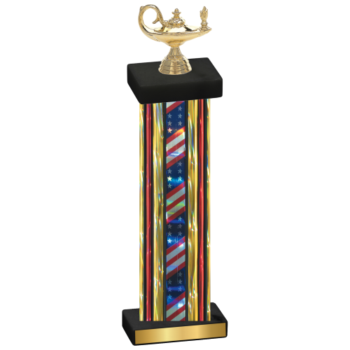 Single Flag USA Academics Trophy