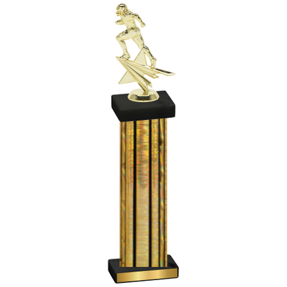 Single Gold Glacier Football Trophy