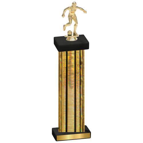 Single Gold Glacier Soccer Trophy