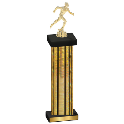 Single Gold Glacier Running Trophy