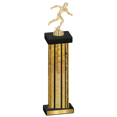 Single Gold Glacier Running Trophy