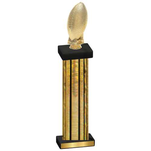 Single Gold Glacier Football Trophy