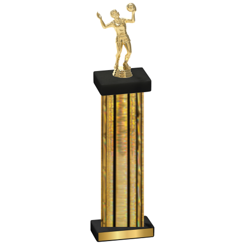 Single Gold Glacier Volleyball Trophy