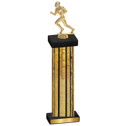 Single Gold Glacier Football Trophy