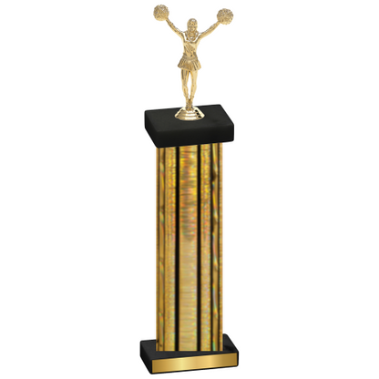 Single Gold Glacier Cheerleading Trophy