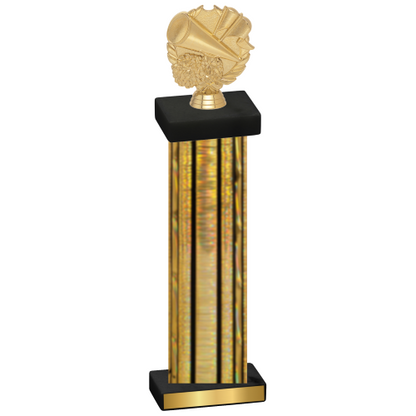 Single Gold Glacier Cheerleading Trophy