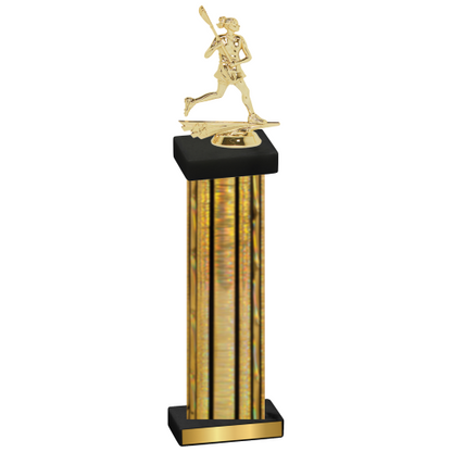 Single Gold Glacier Lacrosse Trophy