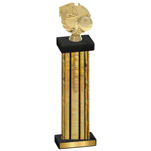 Single Gold Glacier Basketball Trophy