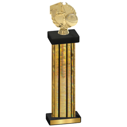 Single Gold Glacier Basketball Trophy