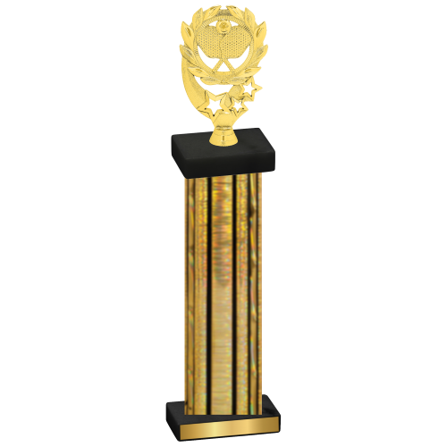 Single Gold Glacier Pickleball Trophy