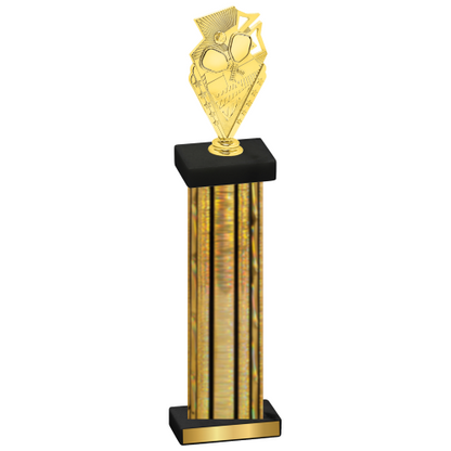 Single Gold Glacier Pickleball Trophy