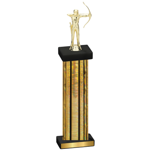 Single Gold Glacier Archery Trophy