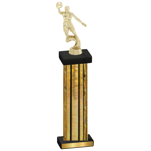 Single Gold Glacier Basketball Trophy