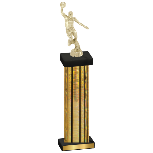 Single Gold Glacier Basketball Trophy