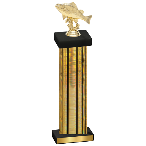 Single Gold Glacier Fishing Trophy