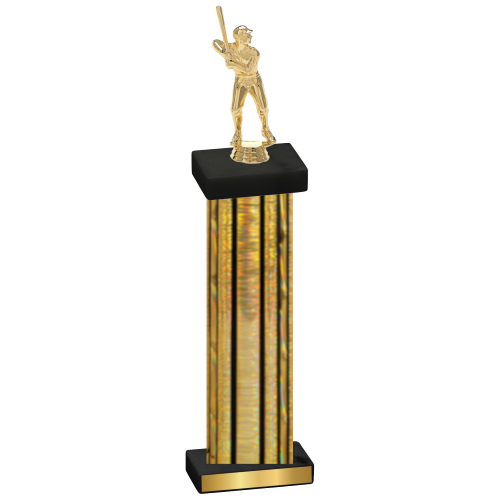 Single Gold Glacier Baseball Trophy