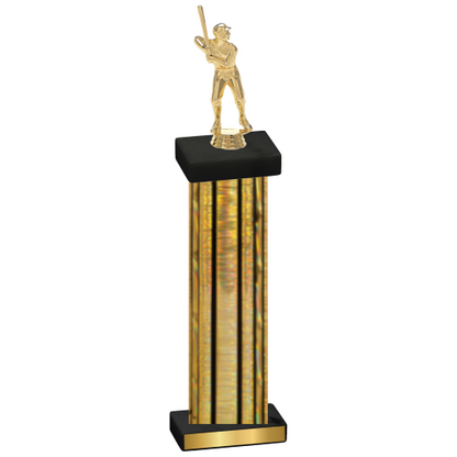 Single Gold Glacier Baseball Trophy