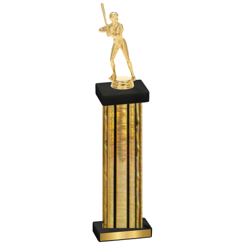 Single Gold Glacier Softball Trophy