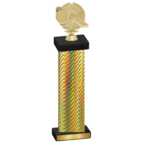 Single Gold Carbon Fiber Running Trophy