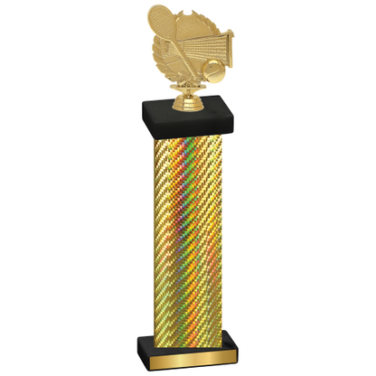 Single Gold Carbon Fiber Tennis Trophy