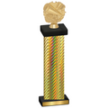 Single Gold Carbon Fiber Cheerleading Trophy