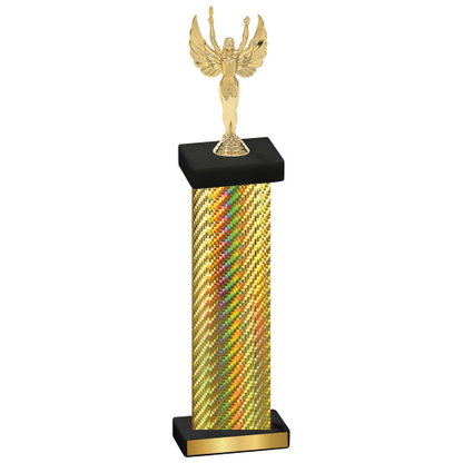 Single Gold Carbon Fiber Victory Trophy