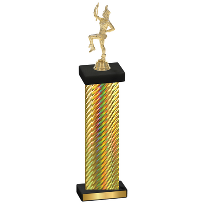 Single Gold Carbon Fiber Majorette Trophy