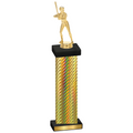 Single Gold Carbon Fiber Softball Trophy
