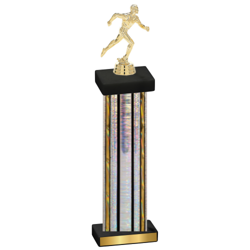 Single Silver Glacier Running Trophy