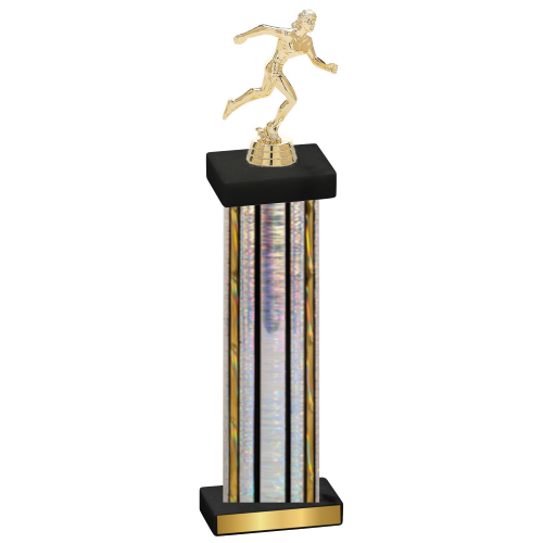 Single Silver Glacier Running Trophy