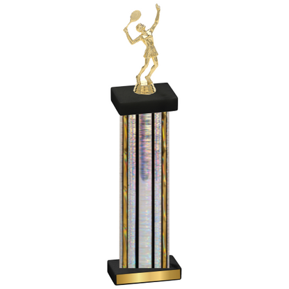 Single Silver Glacier Tennis Trophy