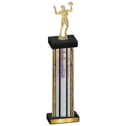 Single Silver Glacier Volleyball Trophy