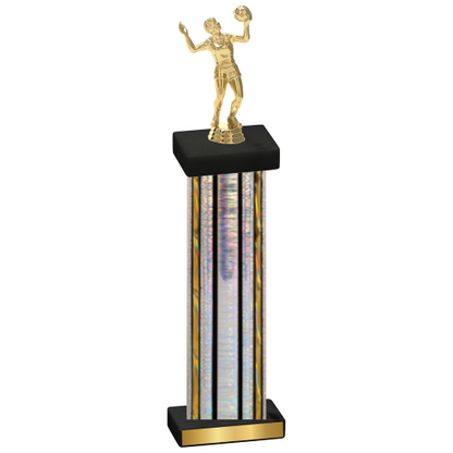 Single Silver Glacier Volleyball Trophy