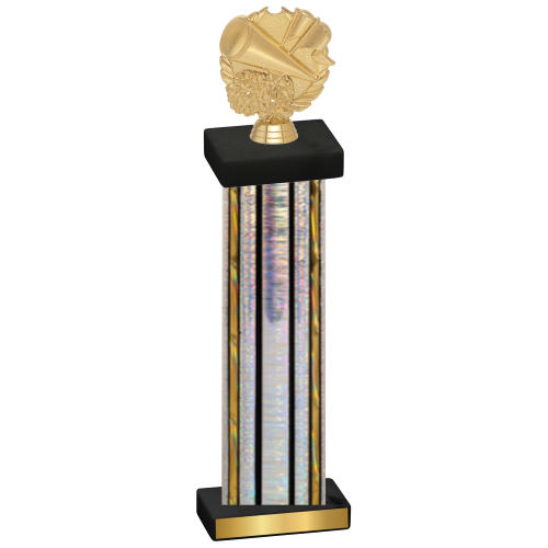 Single Silver Glacier Cheerleading Trophy