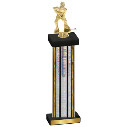 Single Silver Glacier Hockey Trophy